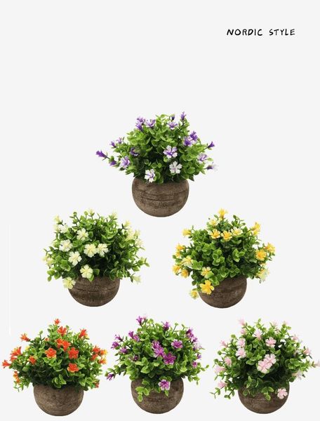 

artificial plants bonsai eucalyptus artifical grass living room decoration patio home accessories decorative flowers & wreaths