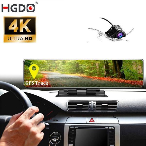 

dashboard car dvr 3840*2160p sony imx 415 rear view mirror gps tracker camera 1080p video recorder dash cam console dvrs
