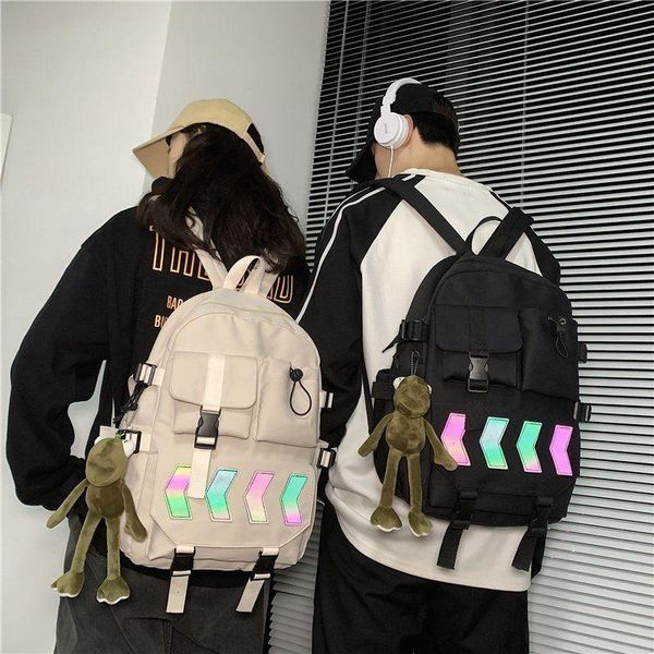 

teen boys girls school bags backpacks fashion harajuku bookbag middle students high schoolbag men backpack women large capacity
