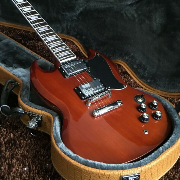 

details about production plant custom made electric guitar red color guitars