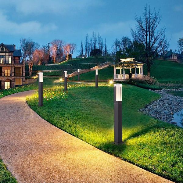 

outdoor led garden lawn lights modern aluminum waterproof lamps 10w landscape light ac85-265v