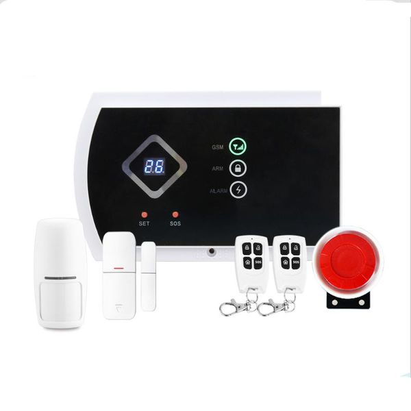 

alarm systems security home gsm anti-theft sensor host app remote control automatic burglar
