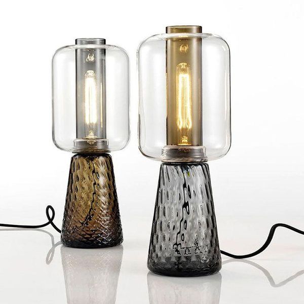 

table lamps modern glass lamp reading creative home decor desk office study lighting indoor led