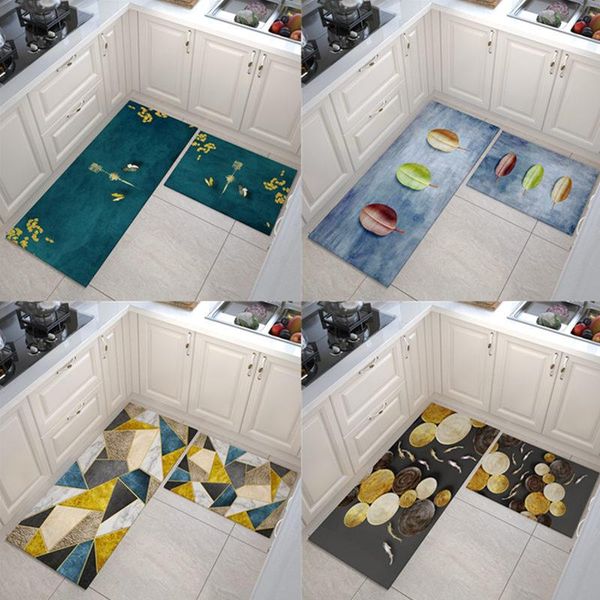 

carpets kitchen mat oil absorbent non-slip strip household doormat door