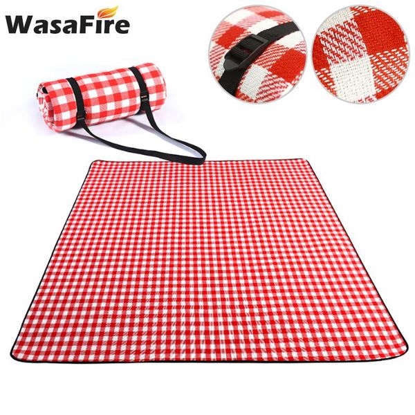 

outdoor pads thicken camping pad breathable soft blanket for folding waterproof moisture-proof beach picnic mat 150*200/200*200cm