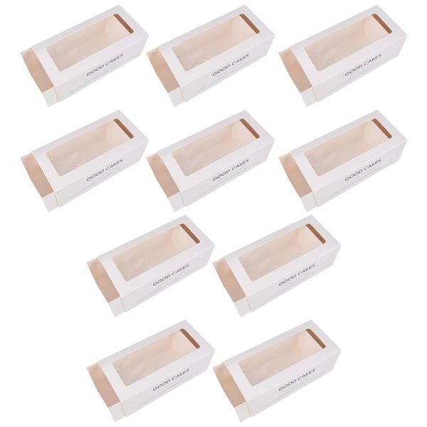 

set 20pcs cake packaging boxes dessert storage baking (white) gift wrap
