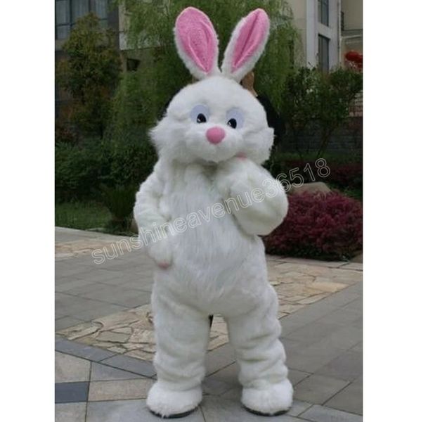 Хэллоуин белый кролик костюм талисмана высочайшее качество мультипликационный персонаж карнавал унисекс Размер рождественские рождественские день рождения