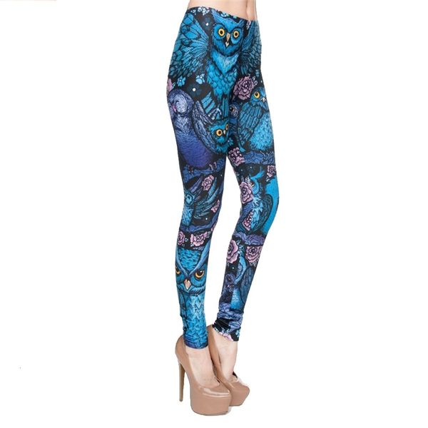 

women's pants & capris women sport pants 3d colorful full print girl capris elastic tight fitting pants slim fitness penc 42jy, Black;white