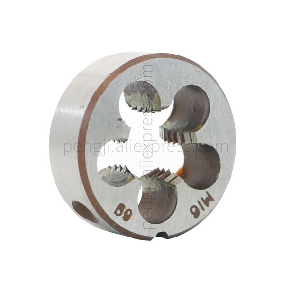 

16mm x 2 metric right hand round die, machine thread die m16 2mm pitch for mold machining, alloy steel material. tools