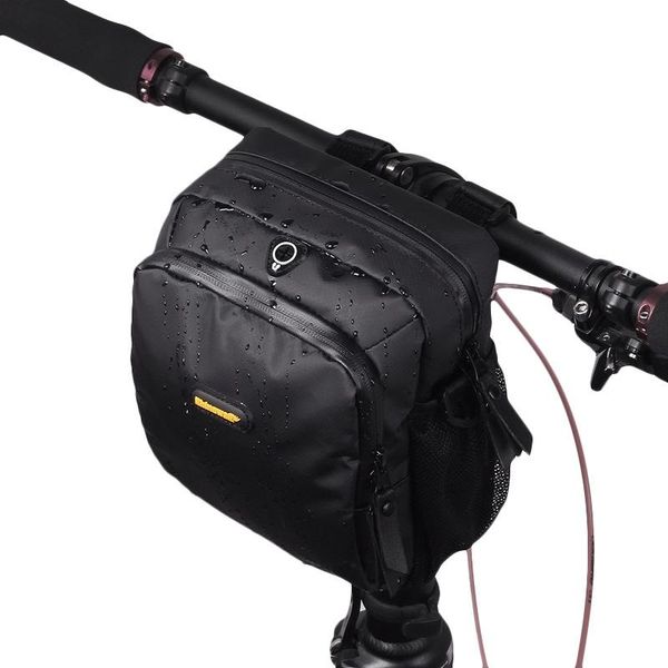 

cycling bags folding bike bag waterproof handlebar bicycle / multi function basket with belt