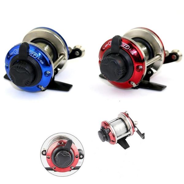 

mini fishing reels with 50m lines ice spinning metal feet reel rotation tackle vessel pesca hj126 baitcasting