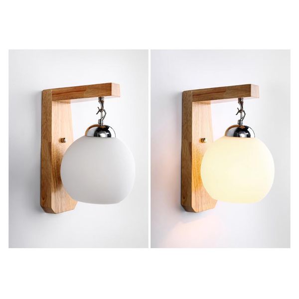 

industrial wall lamp led lighting fixtures reading bedroom home decor mounted wooden lights interior