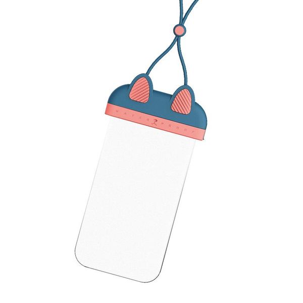 

pool & accessories waterproof phone bag love kitten shape cute for ipx8 swimming dry underwater case water proof mobile pouch cover