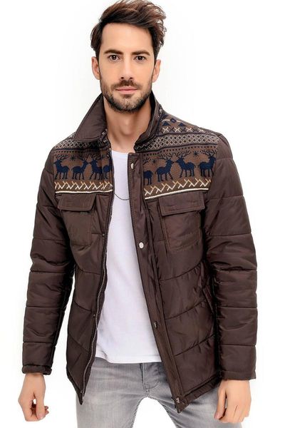 

men's jackets k7125 dewberry coat -brown, Black;brown