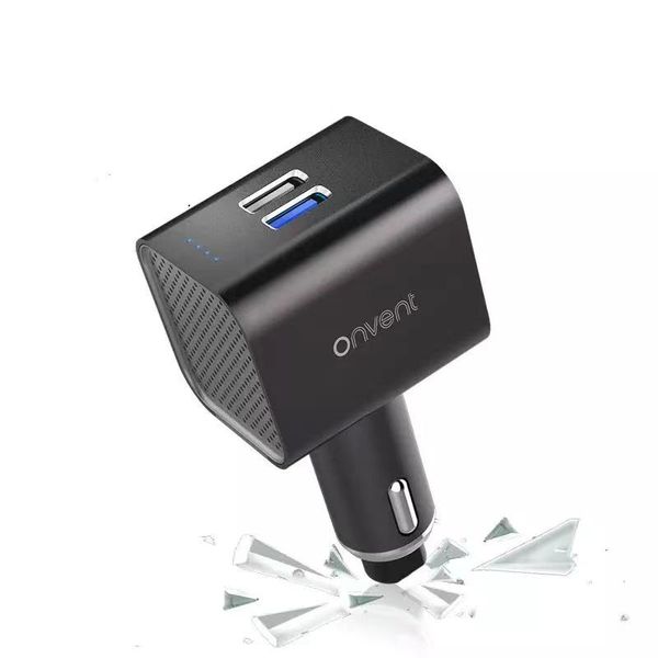 

multi-function car charger with air purifier, escape broken harmmer 3 in 1