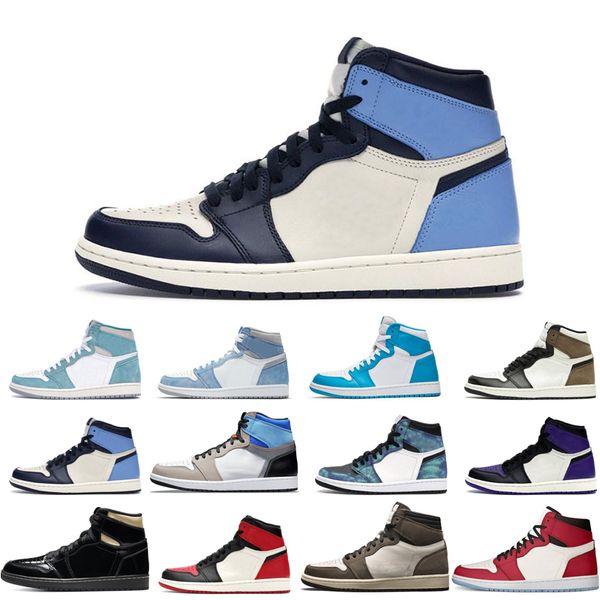 

1s 1 new arrive basketball shoes man woman prototype turbo green hyper unc dark mocha crimson tint pink glaze chicago cactus jack black gold