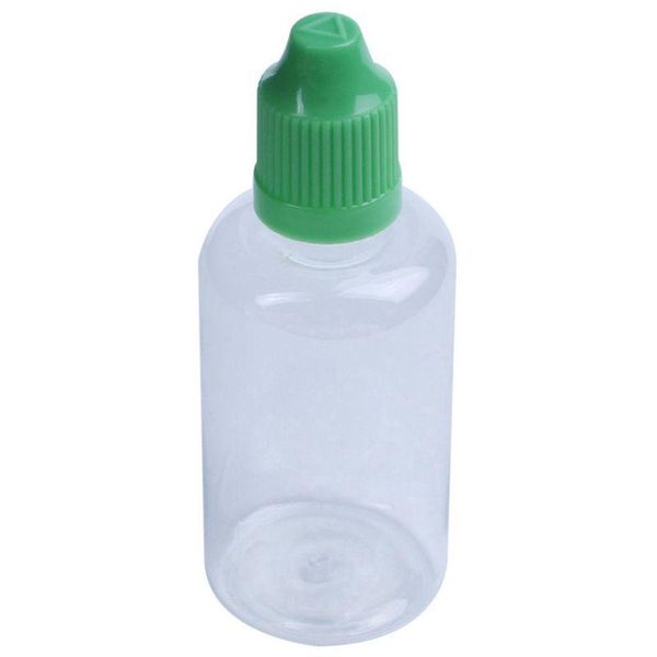 

pcs 50ml empty dropper bottles liquid needle tip cap pet storage & jars
