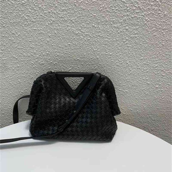 

bvs leather factory women's 2021 weaving cloud inverted triangle hand carrying one messenger bag h5nj designers handbag wan