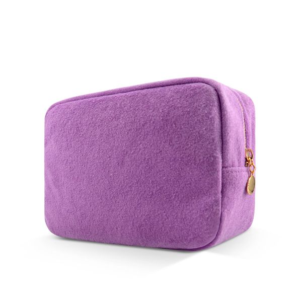 

towel cloth color cosmetic bag zipper, large capacity, comfortable feel new fashion handbag manufacturer
