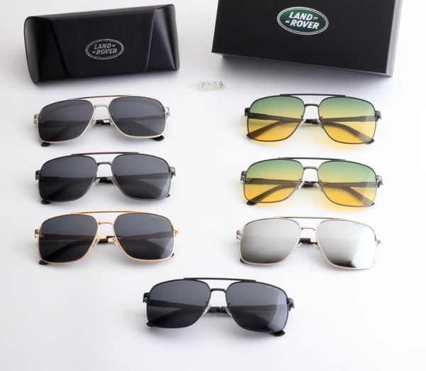 

land rover men's and women's sunglasses fashion couple glasses 2109, White;black