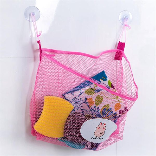 

storage bags baby kids bathing toy bag fun time bath tub organizer creative folding mesh net 27*31cm qb894254