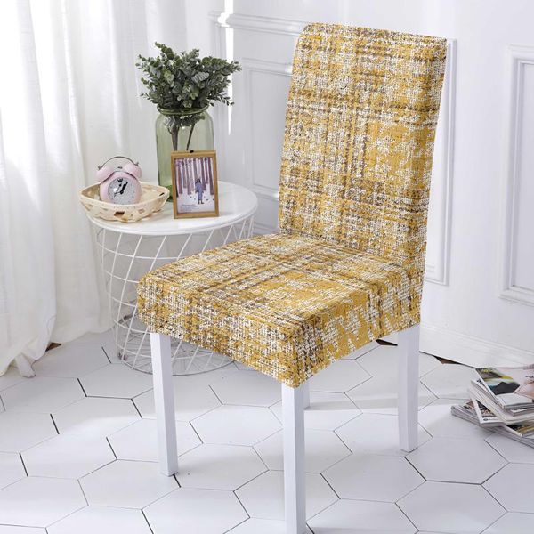

chair covers 1/2/4/6pcs spandex printed stretch seat cover slipcovers for dining room wedding banquet el office