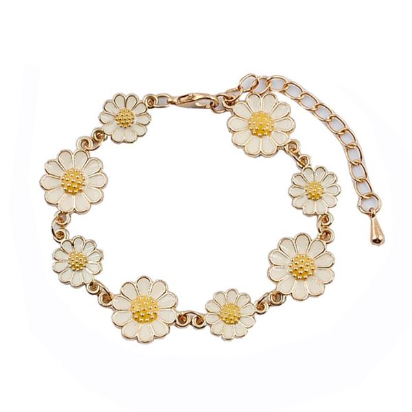 

charm bracelets trendy flower-shaped women's, Golden;silver