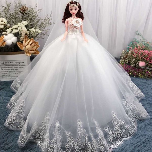 

creative 48cm doll princess wedding dress gift box set children's and girls toy ornaments
