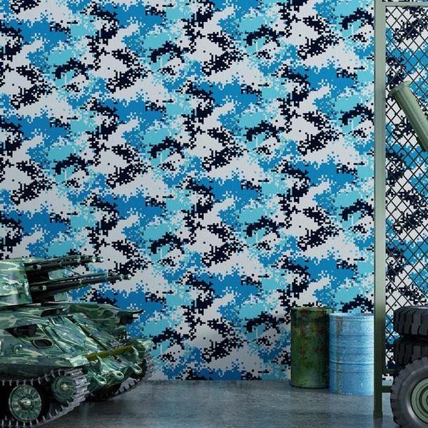 

wallpapers modern 3d mosaic wallpaper roll for walls waterproof sea blue forest green background theme room wall paper papel pintado