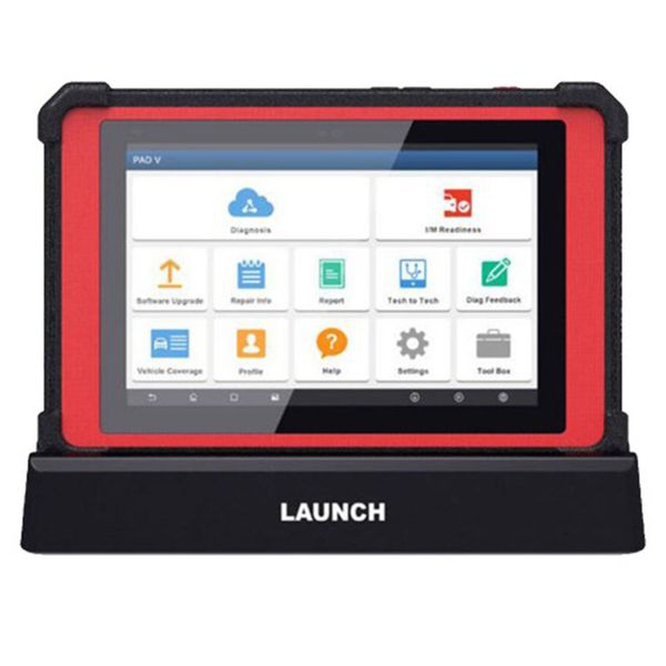 Iniciar X431 PAD V com SmartBox 3.0 Automotive Diagnostic Tool Suporte Codificação e programação online 1 ano Atualização gratuita sem limitação de IP