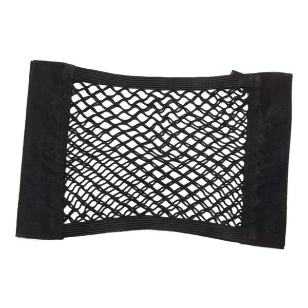 

car organizer storage mesh wall sticker string net bag pocket for trunk automobile accessories 50x25/60x25/80x25cm