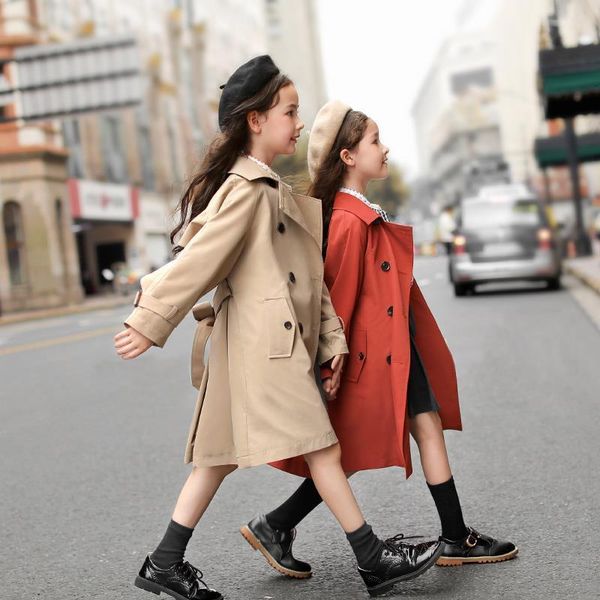 

girls babys windbreaker coat jacket outwear 2021 red khaki spring autumn overcoat school sport cardigan childrens clothing, Camo