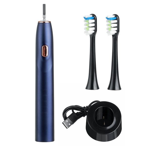 

5 modes ultrasonic sonic electric toothbrush 2000mah usb rechargeable electric toothbrush - black