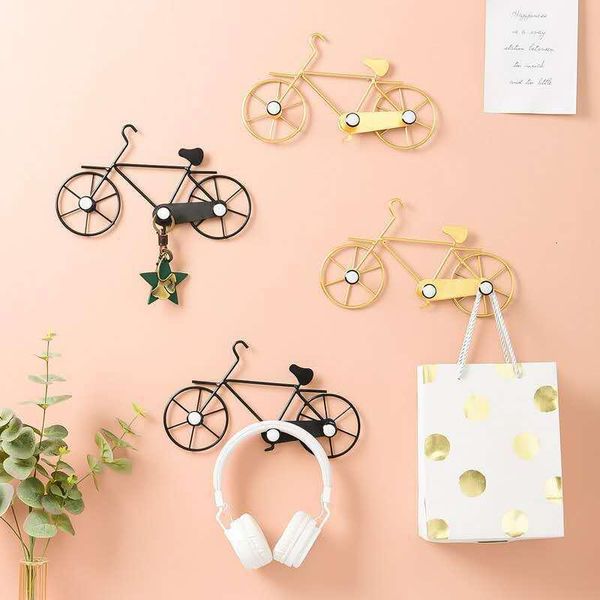 

hangers & racks creative decorative sundries hook decoration hallway coat hat storage bicycle wall hanging key holder decor