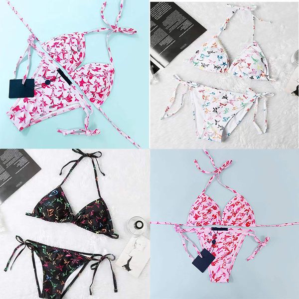 

luxury womens bikini designer beach bikinis swim suit fashion letter printed summer split swimsuit bikinis for women thong, White;black