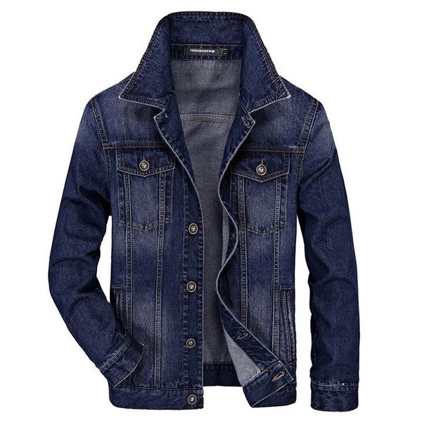 

men's jackets fashion denim jacket men turn-down collar single breasted jeans coat windbreaker autumn streetwear m-4xl, Black;brown