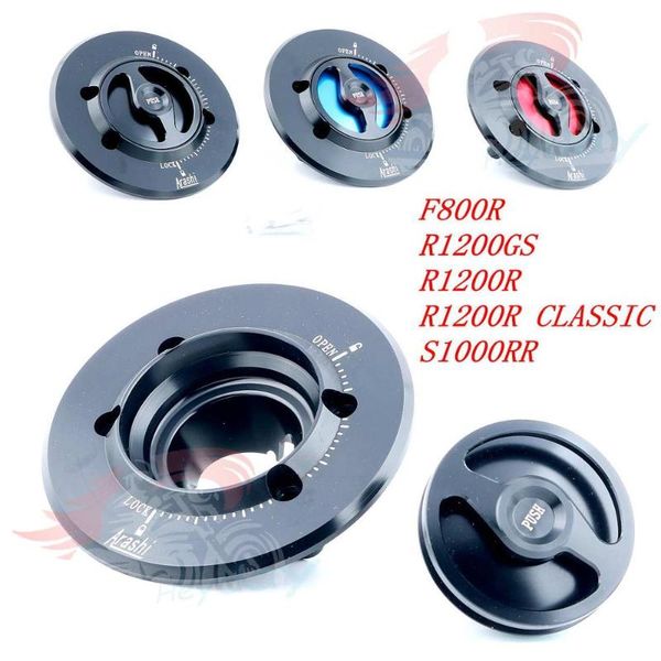 

motorcycle fuel system cnc keyless gas tank cap cover for f800 r r1200 gs / r1200r classic s1000 rr