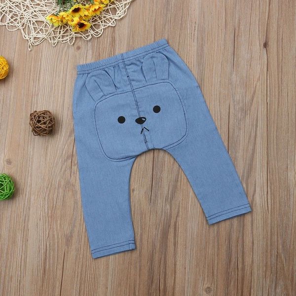 

for toddler baby boys pants trousers leggings bear bottoms, White