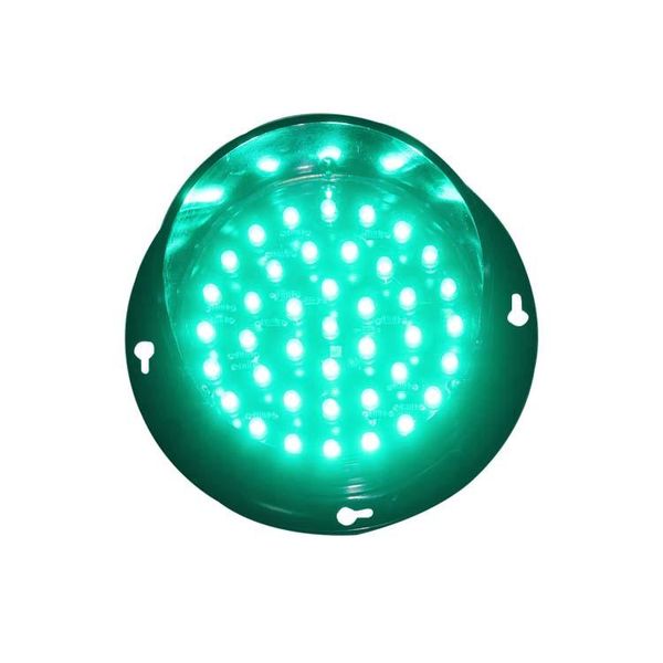 

promotion price high brightness dc 12v green led signal light 100mm traffic sale