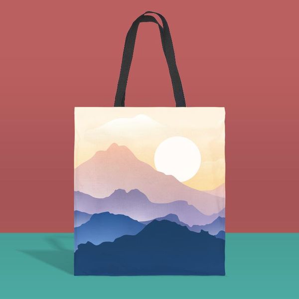 

storage bags fashion women girl canvas shopping shoulder tote shopper bag school backpack casual street simple handbag no pocket