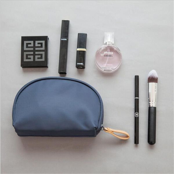 

nylon waterproof zipper shell shaped clutch purse travel mini cosmetic bag toiletry makeup storage bags & cases