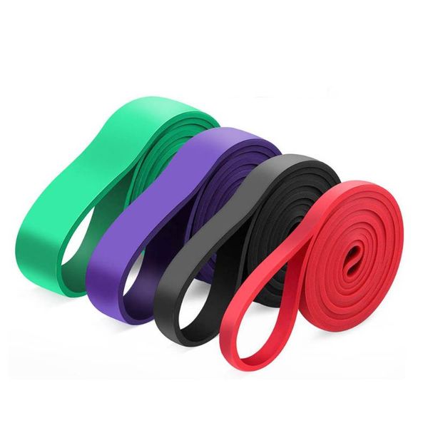 

resistance band latex durable pull up assist for powerlifting and yoga premium workout stretch exercise loop stripes