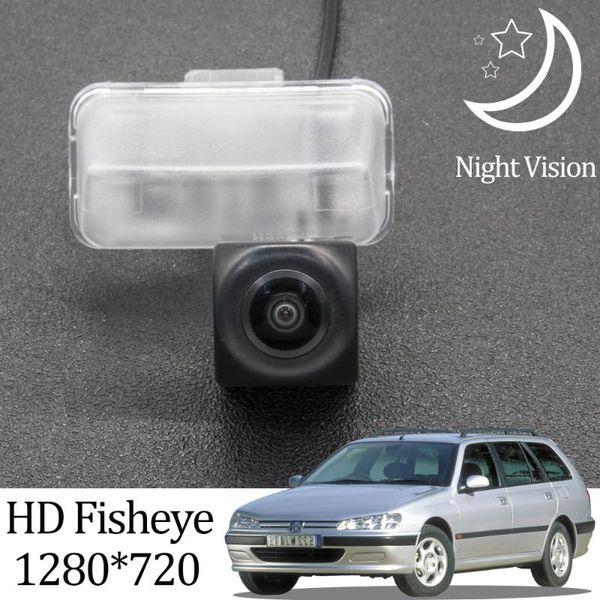

car rear view cameras& parking sensors owtosin hd 1280*720 fisheye camera for 406 break 1995 1996 1997 1998 1999 2000 2001 2002 2003