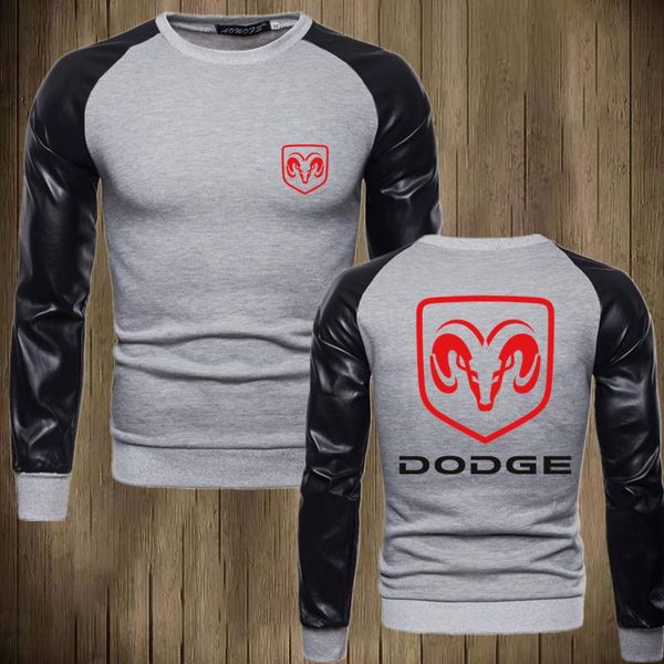 

men's hoodies & sweatshirts 2021 brand spring autumn dodge men fashion harajuku style mens solid color comfortable delicate leather sle, Black