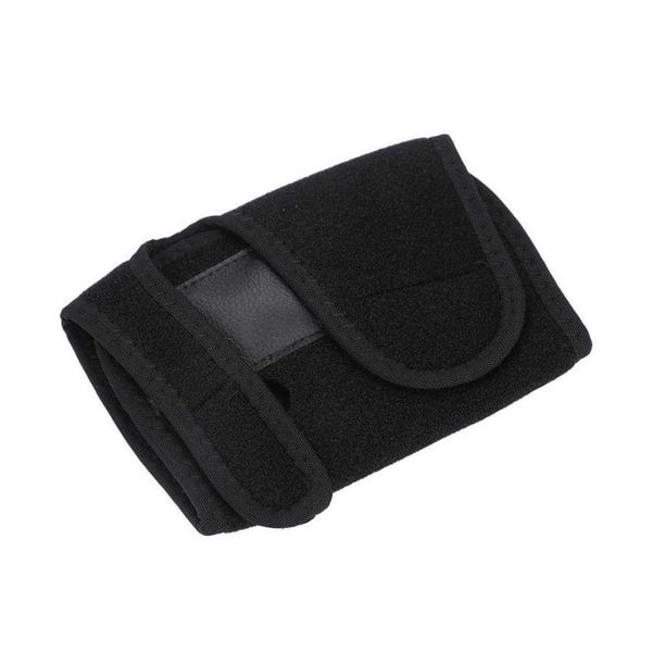 

wrist guard integrated steel plate removable waist support, Black;gray
