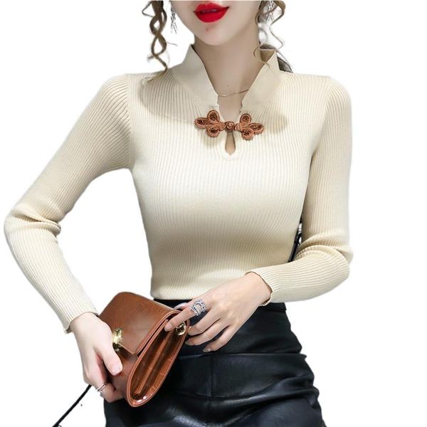 

women's t-shirt sweater retro bottoming shirt long sleeve slim slimming outer wear inner jacket women, White