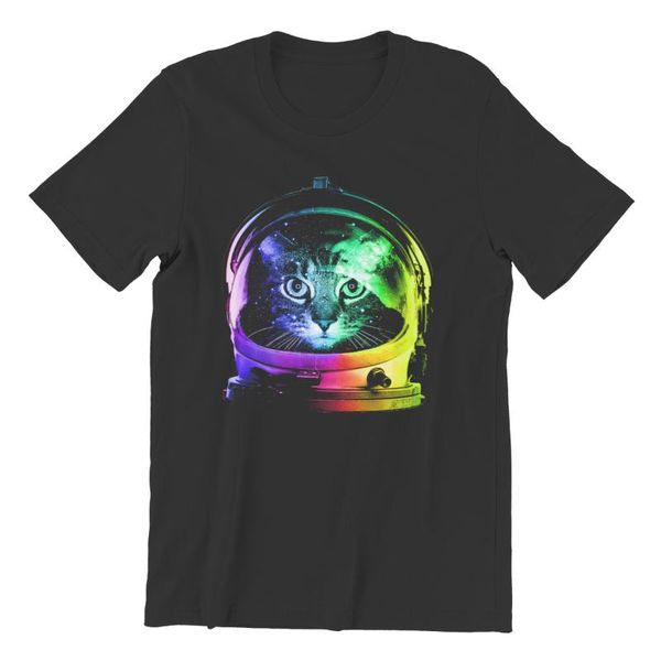 

men's t-shirts astronaut cat tees rock birthday present tshirt t-shirt 122676, White;black