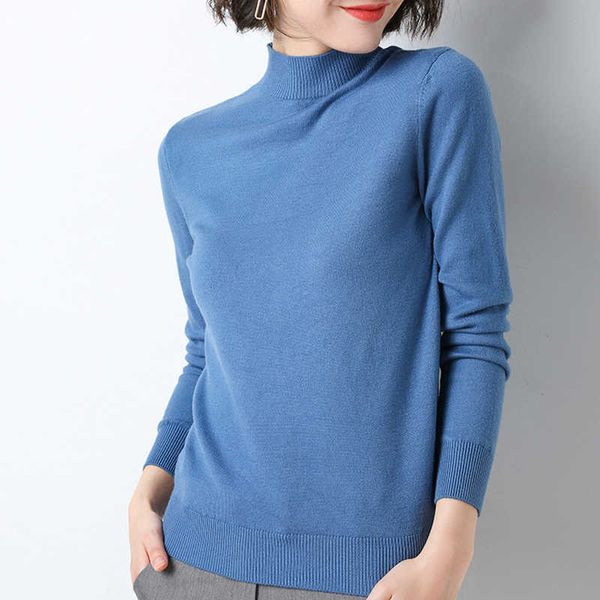 

women's sweaters autumn winter sweater turtleneck knitted solid pullovers with long sleeve plus size casual female jumpers azaa, White;black