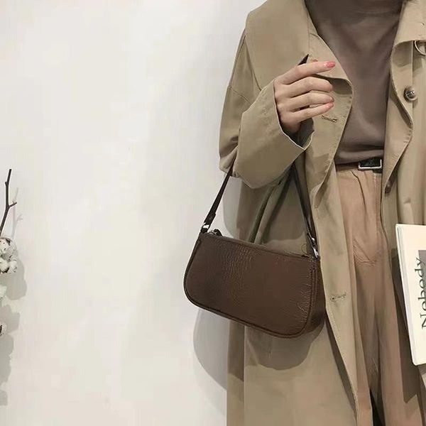 

evening bags bag female 2021 ins korean version underarm lady baguette small crowd fashion shoulder