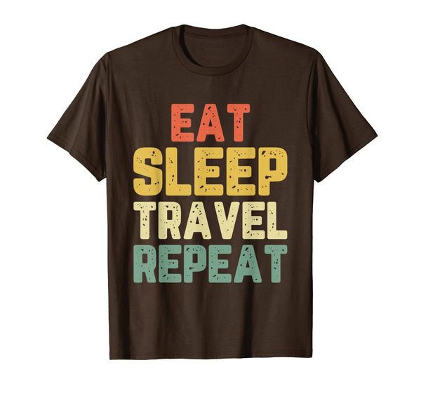 

Eat Sleep Travel Repeat Traveller Travelling Gift T-Shirt, Mainly pictures